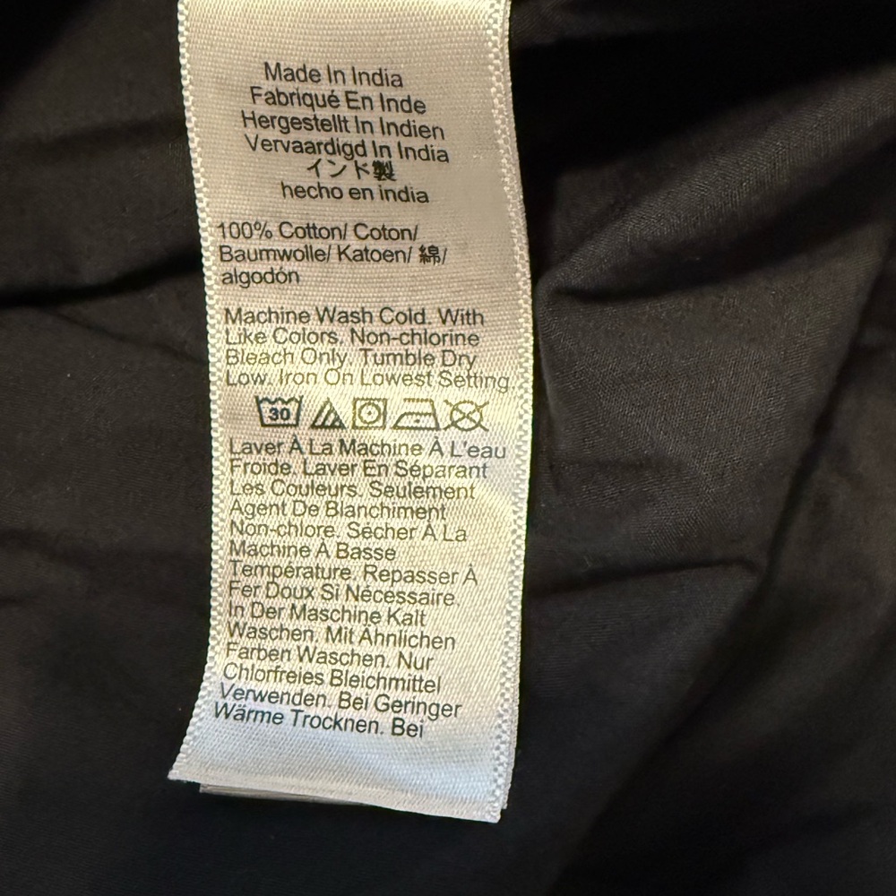 J. Crew Classic Black Elena Drama Midi Shirt-dress in cotton poplin NWT 8 - Picture 10 of 13